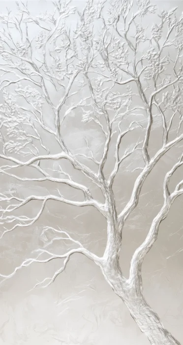 Elegant Silver Tree