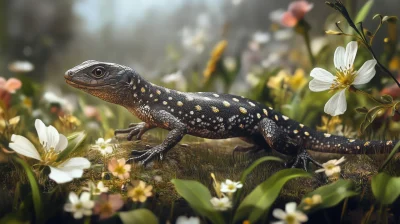 Springtime Lizard