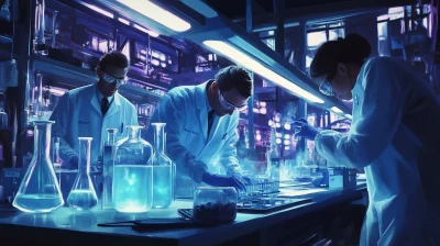 Researchers in a Science Lab