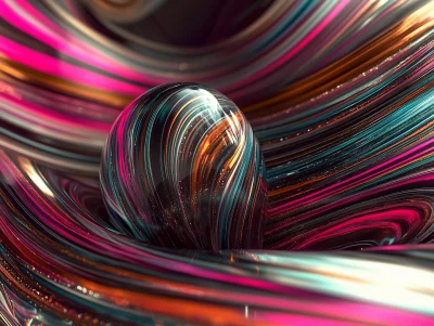 Vibrant Abstract Waves