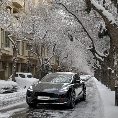 Tesla Model Y in Tehran