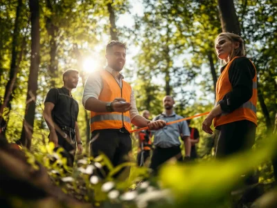 Team Building in the Forest