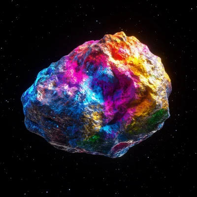 Colorful Asteroid