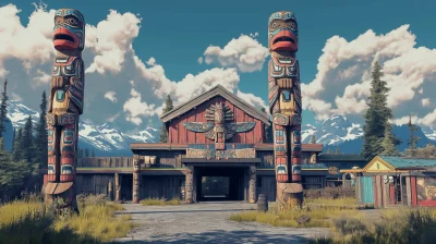 Tlingit Village Architecture