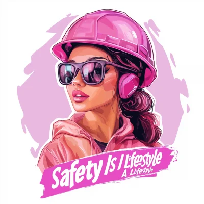 Safety Is A Lifestyle Logo