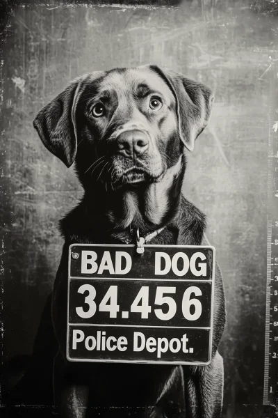 Classic Mugshot of a Labrador Retriever