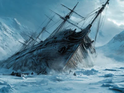 HMS Erebus in Ice