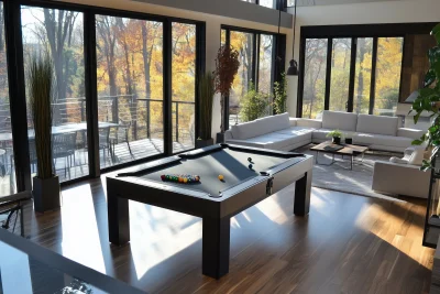 Modern Convertible Pool Table