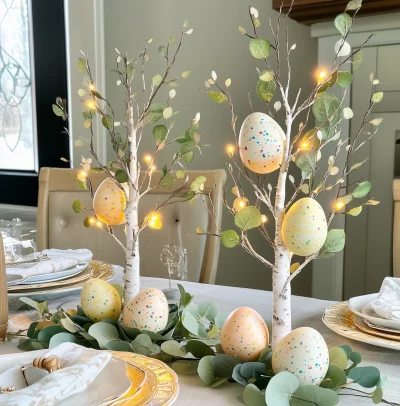 Easter Egg Trees Decor