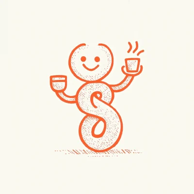 Minimalist Coffee Character