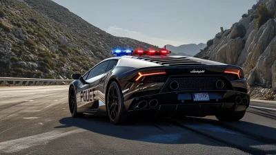 Lamborghini Police Car