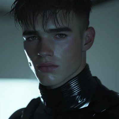 Futuristic Male Portrait