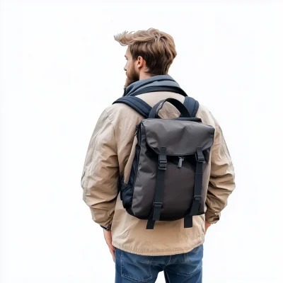 Man with Backpack