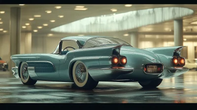 Retro Futuristic Car