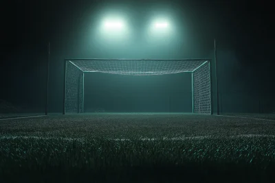 Night Football Goal