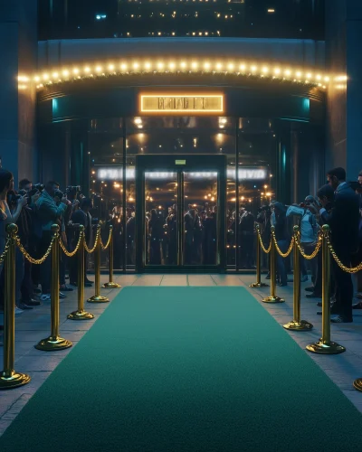 Theater Entrance Scene