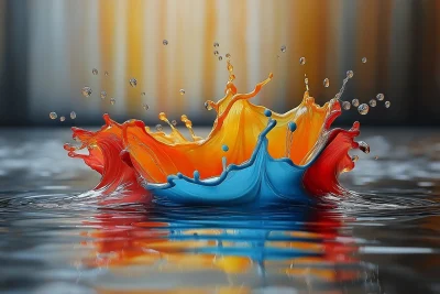 Artistic Color Splashes