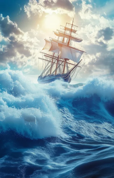 Ship on Thriving Waves