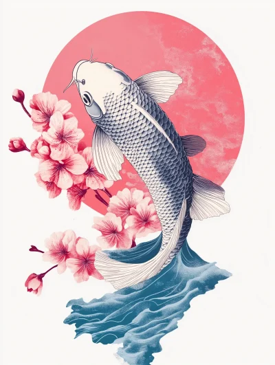 Koi Fish Illustration