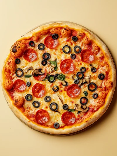 Minimalistic Pizza Shot