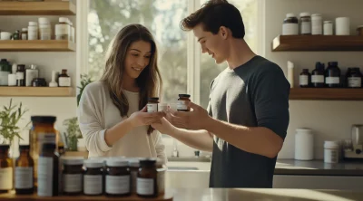 Couple in the Kitchen