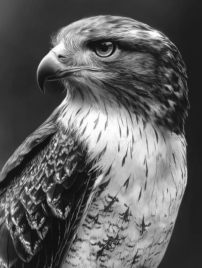 Charcoal Drawing in Naturalist Style