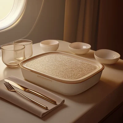 Emirates Business Class Meal Set