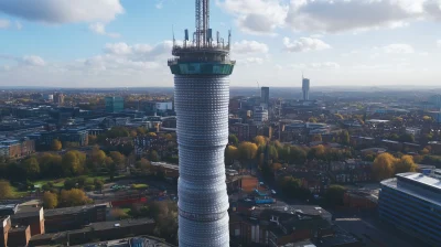 BT Tower Wrapped in Bubble Wrap