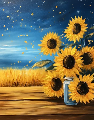 Sunflowers Painting