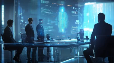 Futuristic Business Meeting