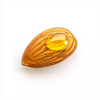 Single Almond with Oil Drop