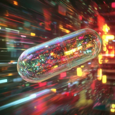 Glittering Glass Pill