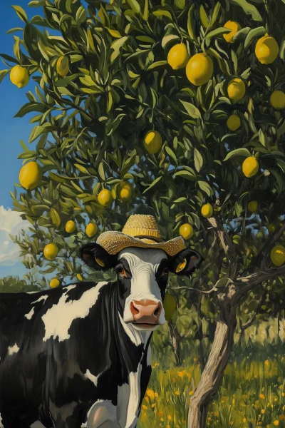 Lemon Trees Oil Painting