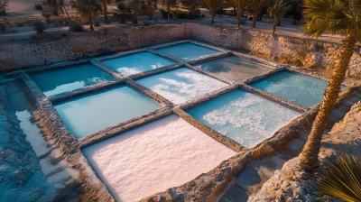 Salt Formations in Mallorca