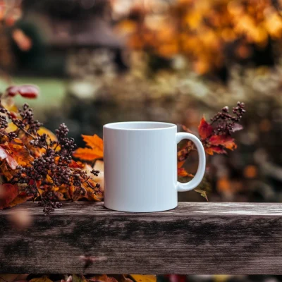 Autumn Coffee Mug Mockup