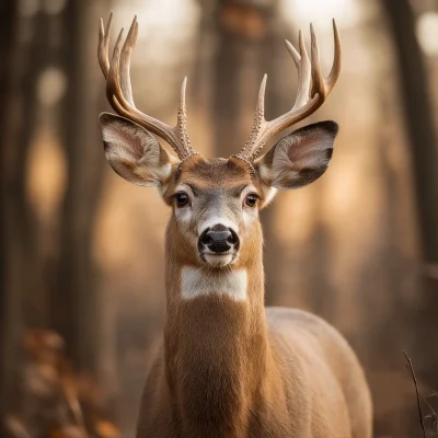 White Tail Deer Portrait