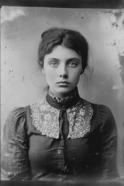 Vintage Factory Worker Portrait