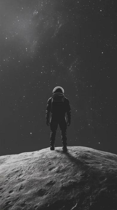 Astronaut on Unknown Planet