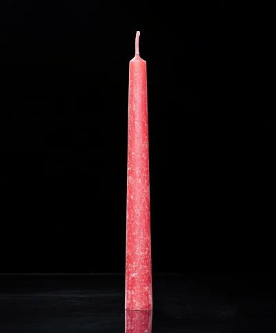 Red Matte Taper Candles