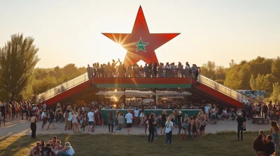 Festival Ground at Golden Hour