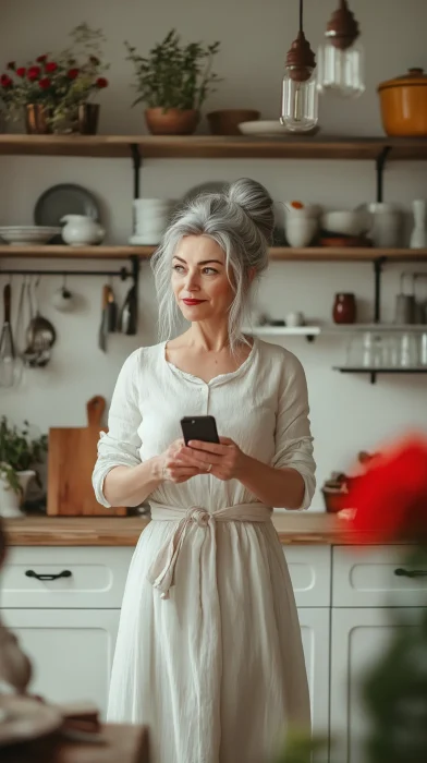 Cozy Kitchen Portrait