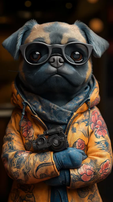 Tattoo Artist Pug