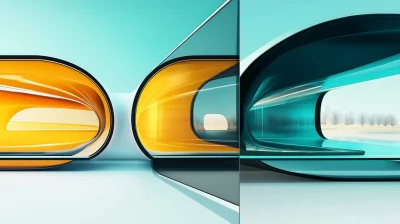 Fluid Geometric Moodboard