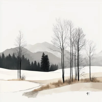 Serene Winter Landscape