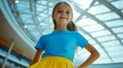 Smiling European Child