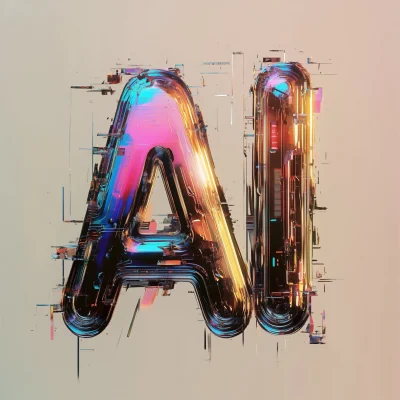 Impressionistic AI Letters