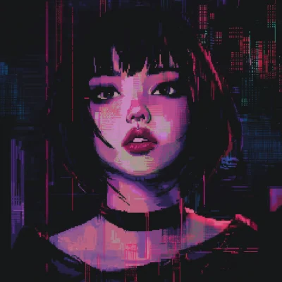 8bit cyberpunk void