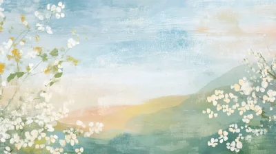 Abstract Spring Background