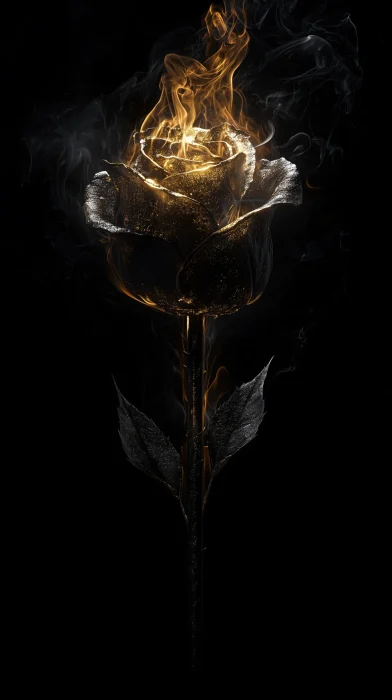 Golden Flower Flame