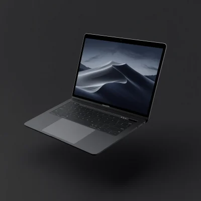 Floating MacBook Pro Mockup